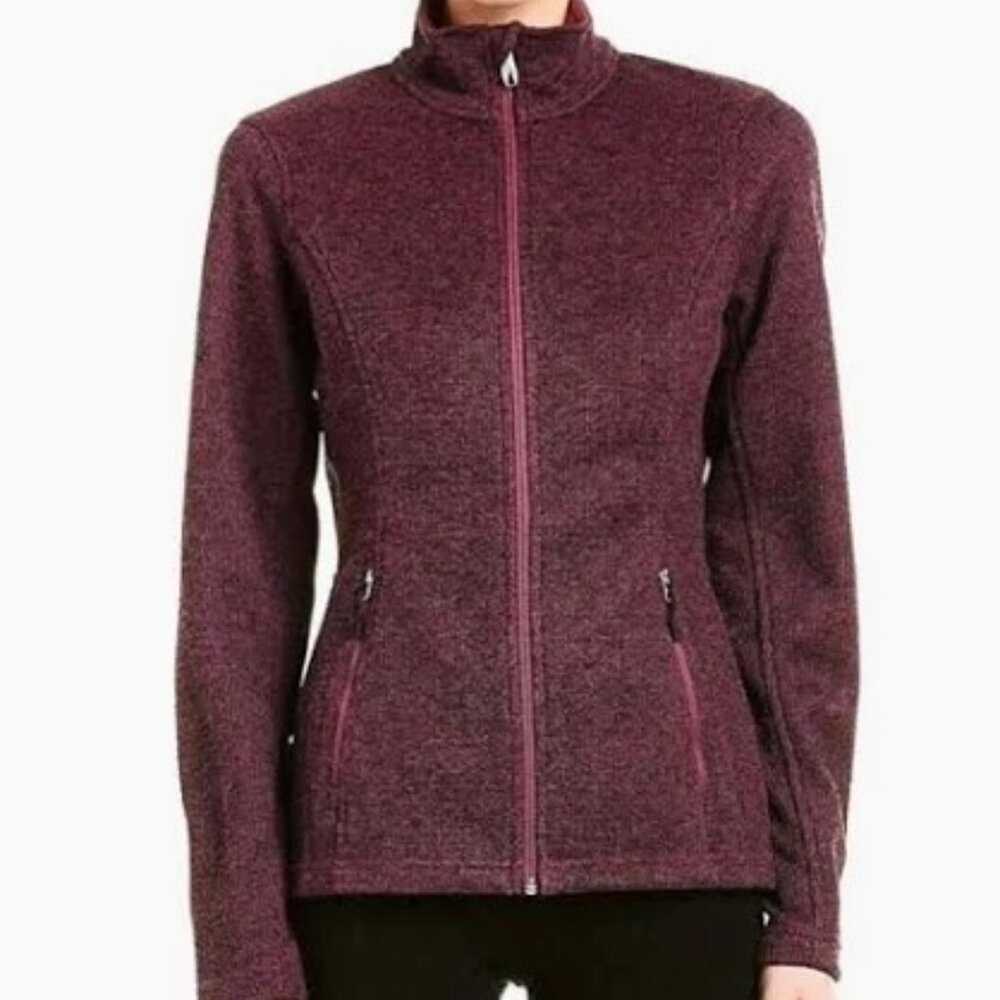 Spyder Purple Polyester sweater knit